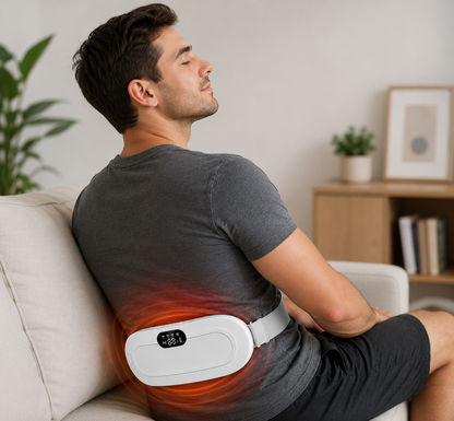 Cinturón Térmico y Masajeador Lumbar/Menstrual