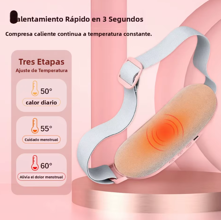 Cinturón Térmico y Masajeador Lumbar/Menstrual